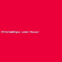 Mittelm&auml;&szlig;iges Leder-Messer