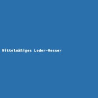 Mittelm&auml;&szlig;iges Leder-Messer