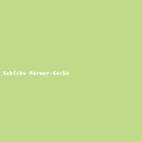 Schicke Marmor-Socke