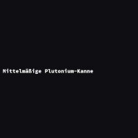 Mittelm&auml;&szlig;ige Plutonium-Kanne