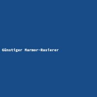 G&uuml;nstiger Marmor-Rasierer