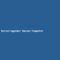 Hervorragender Wasser-Computer